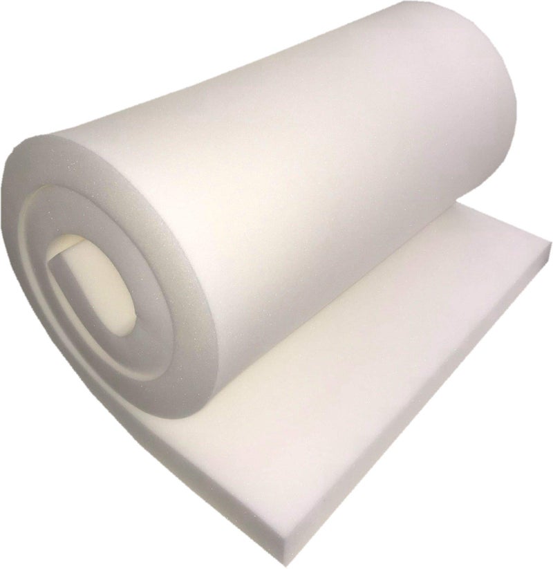 FoamTouch Upholstery Foam 1" x 24" x 120" High Density Cushion - Image 1